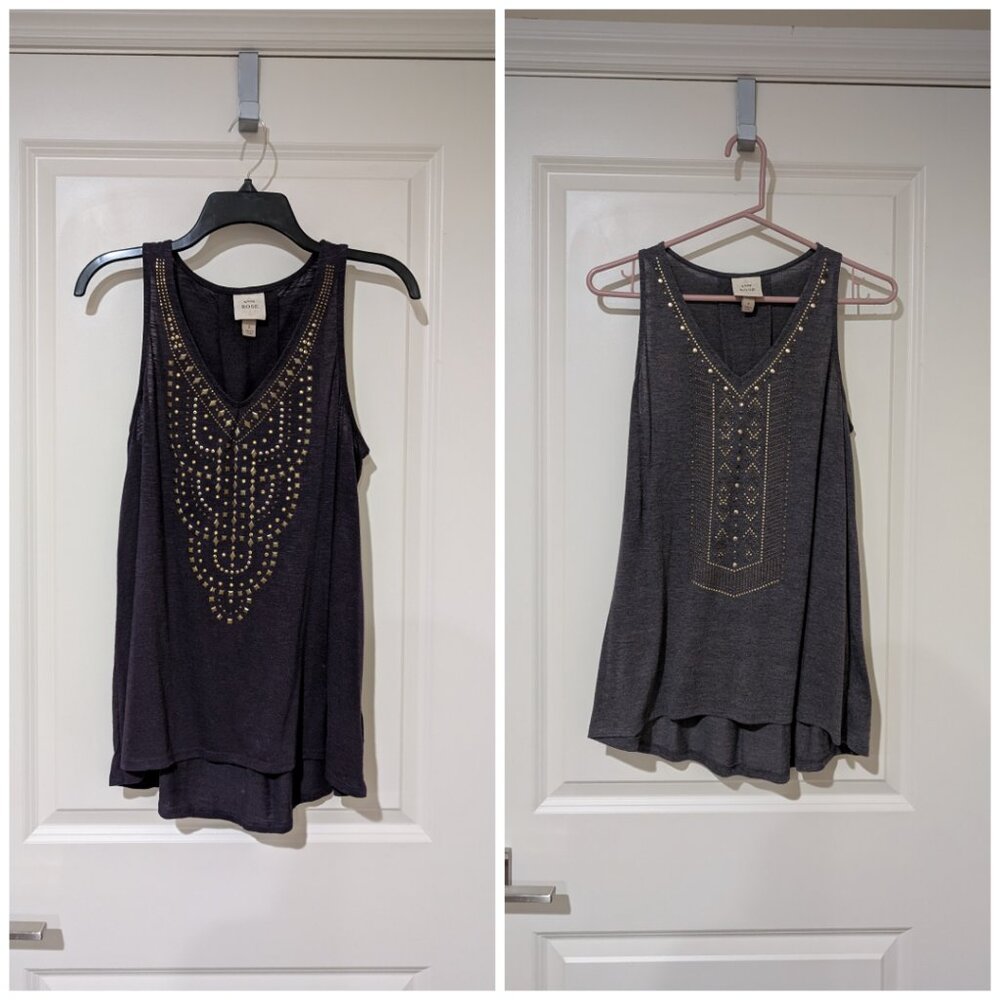 Knox Rose Embellished Tank Tops